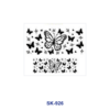 Wholesale 8pcs Butterfly Floral Pet Paw Leopard Cow Checkered Smiley Ice Cream Star Decor Mini Cup Keychain Sticker
