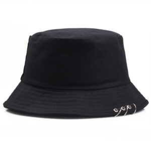 oly-01e1986f28ef5fcbc6f0f2282b5cc2cd Wholesale Korean Style Hip Hop Fisherman Hat with Large Rivet Rings Unisex Fashion Accessory for Party Gift