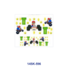 oly-01f324196fd00560e11780c0e17c64da Wholesale 2/4/8pcs Christmas Sports Mama Graphic Mini Cup Keychain Sticker OLY Exclusive