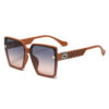 Wholesale Modern Large Frame Sunglasses Square Rivets UV400 Summer Driving for Women Men Fashion Accessory