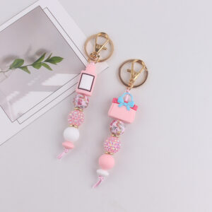 Wholesale Fashion Silicone Perfume Bottle Keychain Resale Gift Accessory