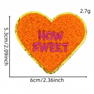Towel embroidered love cloth patch 1 #