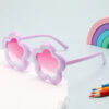 oly-022c3823a6228c8114b6965ee89fb463 Wholesale Cute Kids Sunglasses Purple Frame Gradient Pink Party Fashion Accessory
