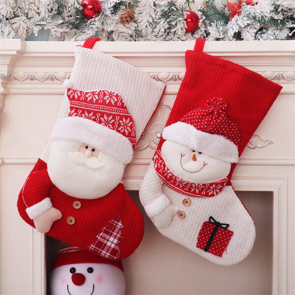 oly-0253951b6dc744ff10c2968459738924 Wholesale Stylish Christmas Stocking Large Knit Santa Candy Gift Bag