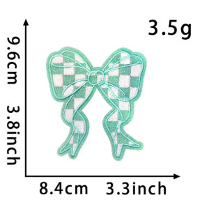 Back hot melt glue*lake blue*bow tie