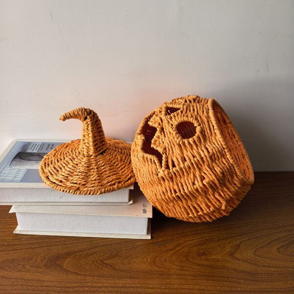 Wholesale Decorative Paper Pumpkin Lantern for Autumn Harvest Home Decor Resale
