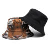 Wholesale Chic Tiger Print Reversible Fisherman Hat Summer Sunscreen Fashion Accessory for Resale