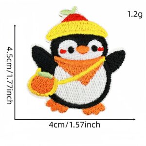 Cartoon little penguin cloth sticker 1 #