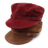 Wholesale Retro British Style Suede Newsboy Cap Stylish Sun Protection Hat for Women