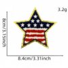 oly-02905f03e3b7b55bfd33d126522cf202 Wholesale Chenille Embroidered Independence Day Patch Decorative Accent for Clothing DIY