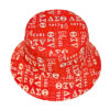 Wholesale Stylish Geometric Pattern Bucket Hat Sun Protection Foldable Outdoor Travel Hat