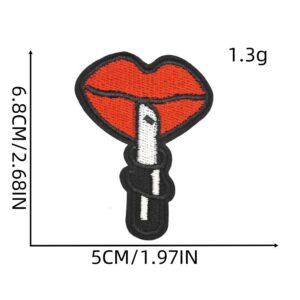 Lipstick cloth sticker 19#