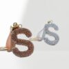 Wholesale Diamond Letter S Keychain Trendy Car Key Accessory Wedding Gift