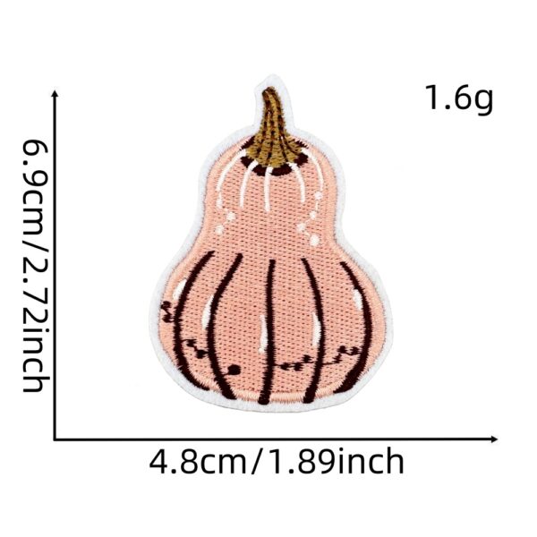 Wholesale Polyester Thread Embroidered Patch Autumn Harvest Maple Leaf DIY Bag Accessory