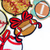 oly-02af7c9319892ada6b64f388edaca4aa Wholesale Sequins Baseball and Bow Embroidery Patches Iron-On DIY Fashion Accessory