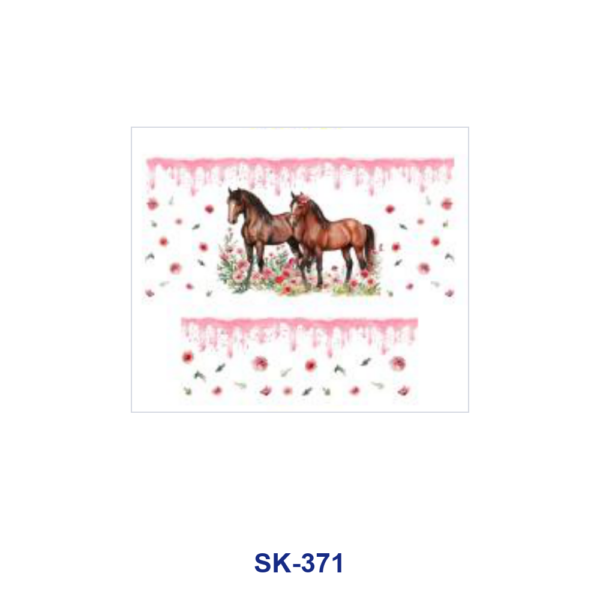 Wholesale 8pcs Multicolor Rose Horse Leopard Print Bow Floral Decor Mini Cup Keychain Sticker