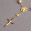 oly-02d1951bdbae3f51b0261d60b0b27c9f Wholesale Cross Bead Bracelet Gold Silver Glass Pearl Fashion Accessory