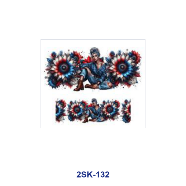 Wholesale 8pcs Sunflower Girl Mini Cup Keychain Sticker