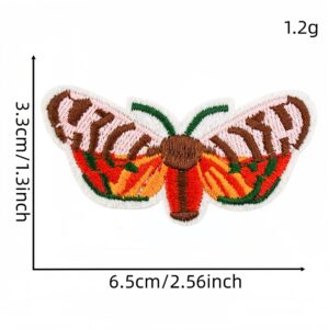 Colorful insect fabric patch #10