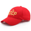 Wholesale CCCP USSR Retro Baseball Cap Adjustable Red Hat Fashion Accessory Gift