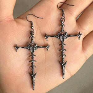 Xt721 black earrings