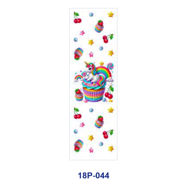 Wholesale 2/8/16pcs UV DTF Stickers Cupcake Mermaid Butterfly Print Pen and Bookmark Stickers