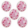 Wholesale Cartoon Pink Planet Plaid Embroidery Patch Fashion Decorative Iron-On Accessory for DIY Gift