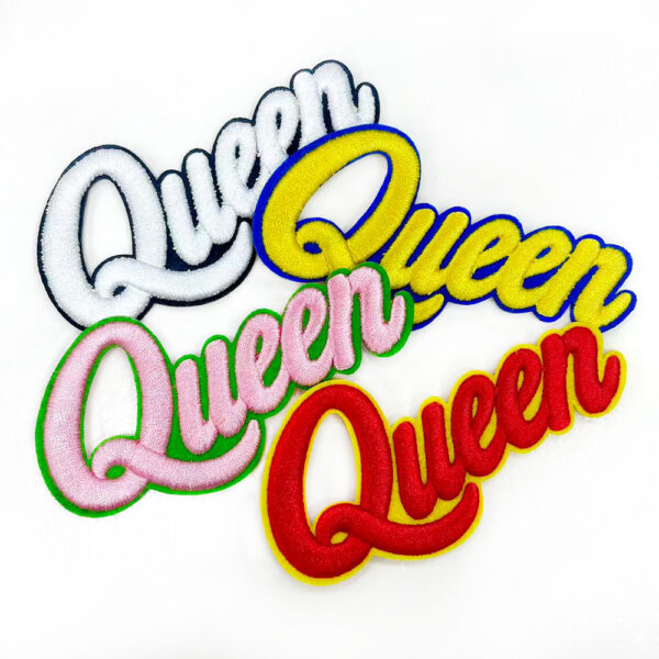 oly-033501db8e7c90ba8651f029e6f8ab0e Wholesale Queen 3D Embroidery Patch Iron-on Back Adhesive DIY Fashion Accessory Boutique Gift