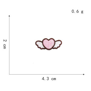 Love embroidery cloth stickers-12#* Hot Melt Adhesive cloth stickers