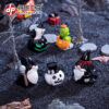 Wholesale Resin Halloween Wizard Magic Elf Pumpkin House Ghost Figurine Home Decor