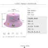 Wholesale Butterfly Embroidered Reversible Fisherman Hat Sun Protection Summer Casual Hat for Resale