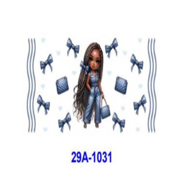 oly-0362d827fdd1431b6967378b5f018754 Wholesale 16oz Blue Girl Cartoon Series Cup UV DTF Wraps
