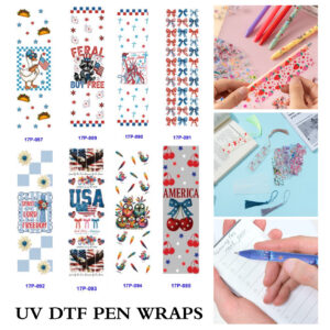 oly-038b3b839fb73e3d405c9d10301913fa Wholesale 2/8/16pcs UV DTF Stickers Independence Day Pen and Bookmark Stickers
