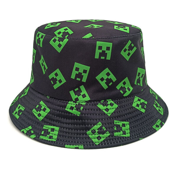 Wholesale Stylish Print Bucket Hat Sun Protection Casual Hat for Daily Wear