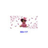 Wholesale 5pcs Pink Gothic Witch Cat Pumpkin 16oz Cup UV DTF Wraps