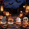 Wholesale Halloween Pumpkin Resin Figurine Decorative Home Accessory Party Gift