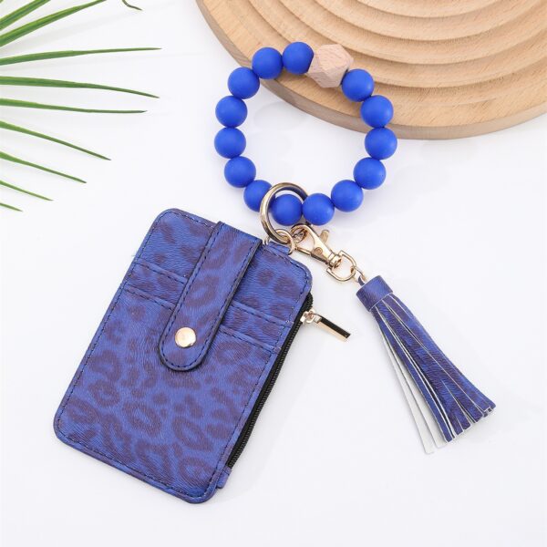 oly-03a2251e01fc60733032998454f264c2 Wholesale Leopard Print PU Card Holder Wristlet Keychain Wallet for Women Boutique Resale