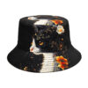 oly-03b02d7951816fc596626734480437bc Wholesale Cute Cat Print Bucket Hat Chic Fashion Sun Protection Accessory for Women Gift Idea