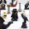 Wholesale Resin Halloween Skeleton Angel Figurine Cartoon Style DIY Car Desktop Decoration