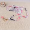 oly-03bcb2cb6d65c46a270acd31af9323db Wholesale Rainbow Heart Tassel Silicone Keychain Necklace Fashion Accessory Gift