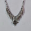 Wholesale Punk Star Pendant Necklace Silver Zinc Alloy Spiked Fringe Choker Trendy Jewelry Accessory for Casual or Gift Use