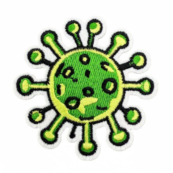oly-03e41abcd398222733c61a22239791b8 Wholesale Cartoon Science Experiment Embroidered Patch Polyester Thread Fashion Accessory for Clothing