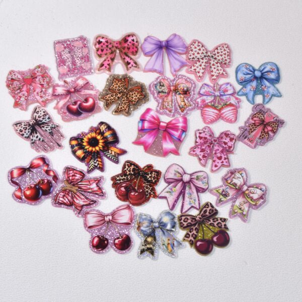 oly-03f378646fb93fb66e50a53489565781 Wholesale Random Different Styles 20pcs 30pcs BOW Theme Acrylic Flat Backs
