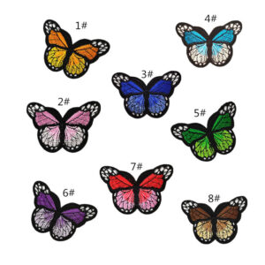 Butterfly Cloth Stickers (8)