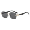 oly-040523e6187eae018c87264b568add68 Wholesale Modern Rimless Square Sunglasses Gold Frame UV400 for Travel and Street Photography Fashion Accessories
