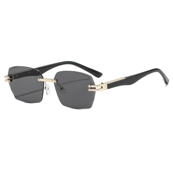 oly-040523e6187eae018c87264b568add68 Wholesale Modern Rimless Square Sunglasses Gold Frame UV400 for Travel and Street Photography Fashion Accessories