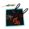 oly-0407cc723e8a0e87bd377bf11ca728b9 Wholesale Handwoven Crystal Colorful Bead Keychain Bag Charm Floral Design Fashion Accessory Gift