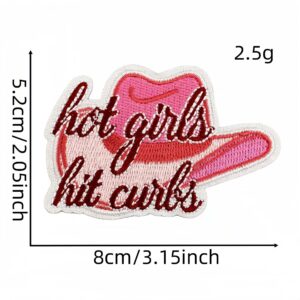 Colorful english alphabet cloth stickers 17#