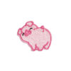 Wholesale Embroidered Patches Pink Cute Pig Cartoon Applique for Clothing Decoration Boutique Accessories 9 Pack