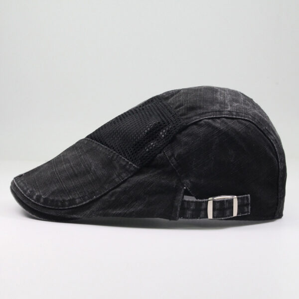 Wholesale Casual Cotton Beret Hat for Men Sunscreen Adjustable Khaki